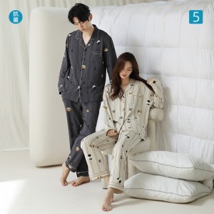Pijama Pareja Invierno - Algodón Antibacteriano | Estampado Perro 