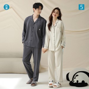 Pijama de Algodón para Parejas | Antibacteriana y Cómoda | Ropa de Dormir Premium 