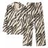 Pijama de Pareja Invierno | Algodón Antibacteriano Cómodo - Zebra Print 