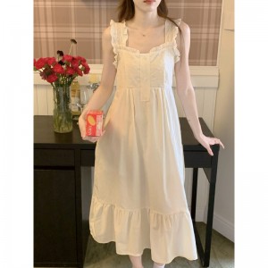 Pijama Camisero Cuello Corazón | Pijama de Verano Algodón | Estilo Coreano 