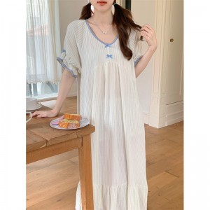 Pijama de Verano Mujer - Camisón Corto Algodón Minimalista | Ropa de Dormir Cómoda 