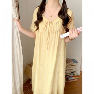 Pijama de Verano Mujer - Vestido de Dormir Transpirable Estilo Coreano | Ropa de Casa 