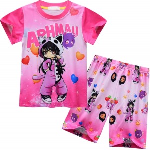 Pijama Niña 2 Piezas Aphmau | Cómoda y con Dibujos | Ropa de Dormir 