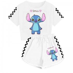 Pijama Infantil Stitch | Juego Deportivo Verano Niños | Algodón Suave 