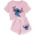 Pijama Deportivo Niños Stitch - Conjunto Corto Verano | Ropa de Dormir Cómoda 