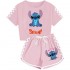 Pijama Deportivo Stitch para Niños | Conjunto Cómodo Disney 