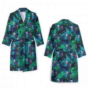 Pijamas de Pareja de Franela | Ropa de Casa Cálida | Stitch & Angel 