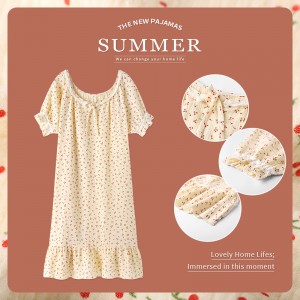 Vestido de Dormir Verano Algodón - Cómodo y Fresco | Pijama Mujer 