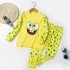 Pijama de Verano Niño SpongeBob - Algodón 95% | Ropa de Dormir Infantil 