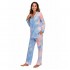 Pijama de Algodón Larga Mujer - Cómoda Pijama Tie Dye | Pijamas Primavera 