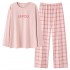 Pijama de Algodón Rosa para Mujer - Conjunto Invierno Cómodo | Ropa de Dormir 