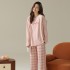 Pijama de Algodón Rosa para Mujer - Conjunto Invierno Cómodo | Ropa de Dormir 