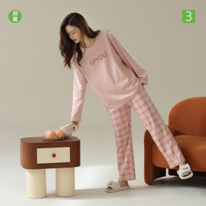 Pijama de Algodón Rosa para Mujer - Conjunto Invierno Cómodo | Ropa de Dormir 