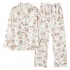 Pijama de Algodón Animal Print | Conjunto Cómodo Mujer Otoño 