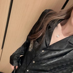 Pijama Seda Helada Negra - Conjunto Elegante y Cómodo | Ropa de Casa 