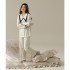 Pijama de Algodón Mujer - Estilo Francés Elegante | Conjunto Primavera/Otoño 
