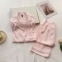 Pijama de Seda Imitación Fresco y Transpirable | Conjunto Verano Mujer 