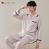 Pijama Hombre Seda Helada - Conjunto Ligero y Transpirable | Ropa de Casa 
