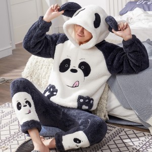 Pijama de Invierno para Hombre - Conjunto Cálido Capucha | Ropa de Casa 