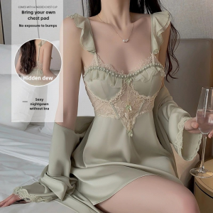 Pijama Saten Mujer - Camisón Elegante para Dormir | Confort Total 