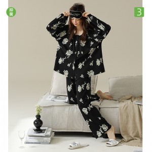 Pijama Mujer Manga Larga - Algodón Suave Primavera/Otoño | Conjunto Cómodo 
