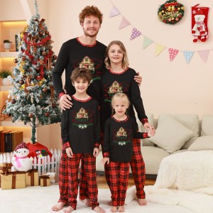 Pijamas Familiares Navideñas a Juego - Conjunto Cómodo Padre e Hijo 