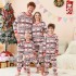 Pijama Familiar Navideño a Juego - Conjunto de Franela para Padres e Hijos 