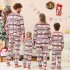 Pijama Familiar Navideño a Juego - Conjunto de Franela para Padres e Hijos 