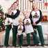 Pijama Familiar Navidad a Juego - Conjunto Largo Festivo | Ropa de Dormir 