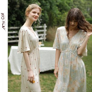 Camisón de Satén Elegante | Pijama Corto Verano | YOUCOS 