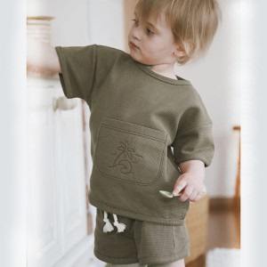 Conjunto Bebé Tejido Waffle - Ropa Cómoda Recién Nacido | Pijama Verano 