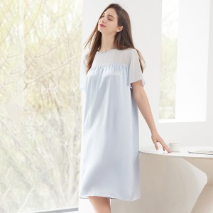 Camisón de Seda Premium - Conjunto Elegante para Dormir | Ropa de Casa 