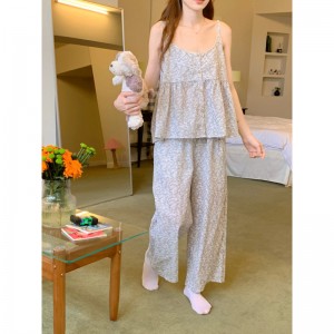 Pijama Verano Niña - Conjunto Floral Algodón Cottagecore | Ropa de Casa 