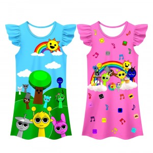 Camisón Niña Verano - Pijama Fresca Seda de Leche | Sprunki 