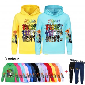 Pijama de Invierno con Capucha Niño Niña | Conjunto Cómodo Sprunki 