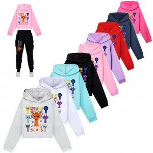 Pijama Corto con Capucha para Niña | Conjunto Cómodo y de Moda 