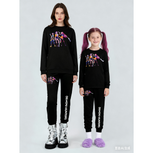 Pijama Niño Unisex K-Pop Demon Hunters | 2 Piezas, Suave y Cómodo 