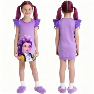 Pijama Niña Verano - Vestido Dormir Cómodo K-Pop | Moda Infantil 