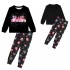 Pijama K-pop Demon Hunter Unisex - Manga Larga Negra | Ropa de Dormir 