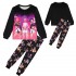 Pijama K-pop Demon Hunter Unisex - Manga Larga Negra | Ropa de Dormir 