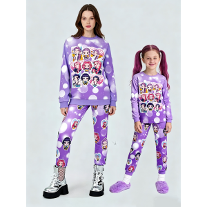 Conjunto Pijama Niña Manga Larga | Pijama Invierno Anime | Demon Hunter 