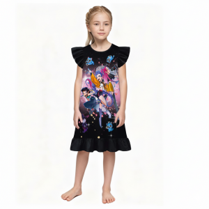 Pijama Anime Demon Hunter - Suave y Estilosa | Camisón de Verano 