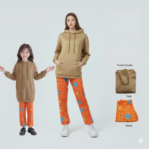 Pijama Oficial Rumi K-pop Demon Hunter | Set con Capucha y Pantalón 