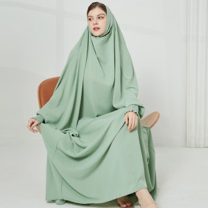Pijama Largo con Hijab - Ropa de Dormir Modesta y Cómoda | Mujer 