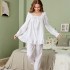 Pijama Larga Princesa de Algodón - Elegante y Cómoda | Ropa de Dormir 