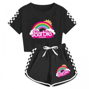 Pijama Barbie Niña - Conjunto Corto Verano Algodón | Ropa de Dormir 