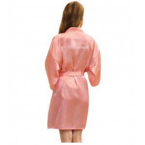 Pijama Satinado Verano - Bata Corta Elegante | Hot Diamond 