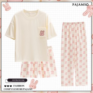 Pijama Shin-chan Verano Mujer - Conjunto 3 Piezas Algodón | Cómoda 