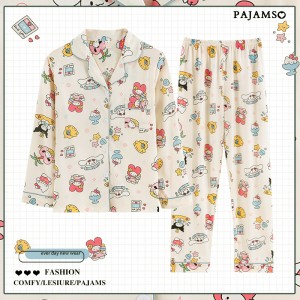 Pijama Hello Kitty Algodón - Cómoda Ropa de Dormir Mujer | Sanrio 