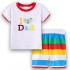 Pijama Infantil Verano | Conjunto Corto Algodón 'I Love Mom/Dad' 